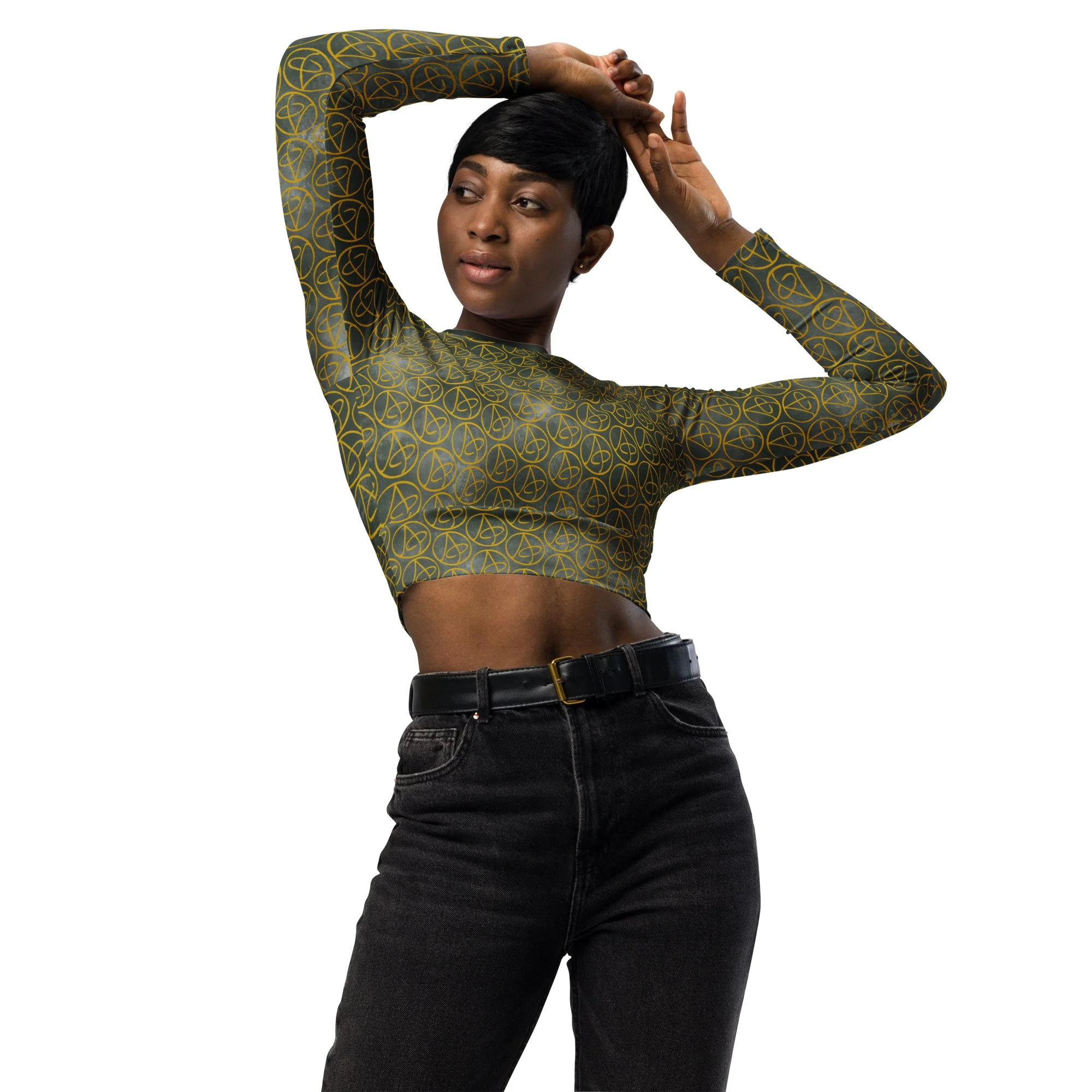 VibeFit Long-sleeve crop top