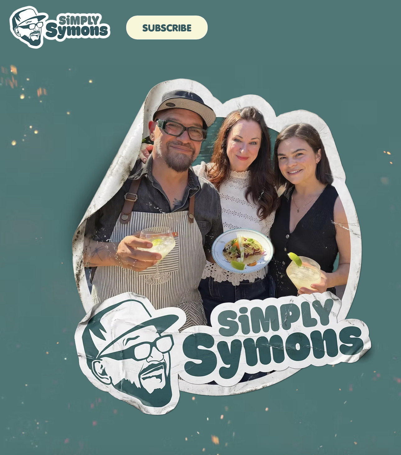 Michael Symon, Liz Symon and Olivia Annacone of Simply Symons, an original food, travel and lifestyle series on the All Chewed Up Network. 