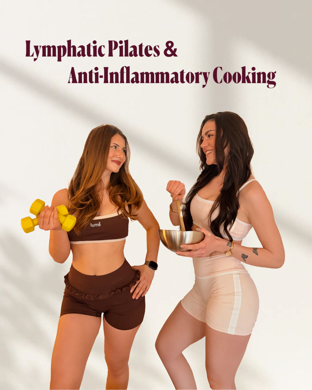 Lumé Lymphatic Pilates x Anti-Inflammatory Cooking Workshop by Her Kitchen By Maja