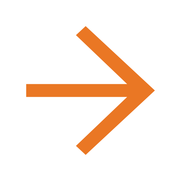 Orange arrow pointing to the right on a black background.