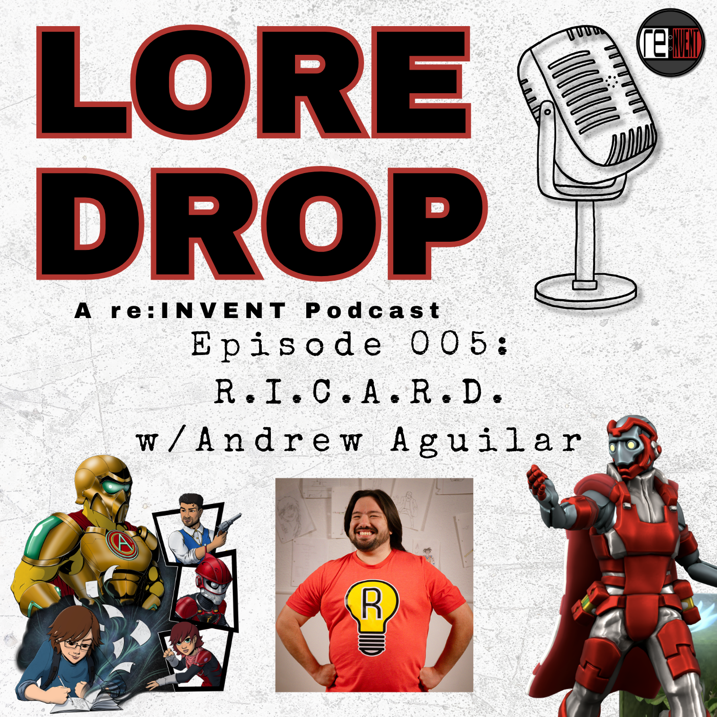 Learn all about R.I.C.H.A.R.D., the inspiring and super heroic robot of the re:INVENT universe!