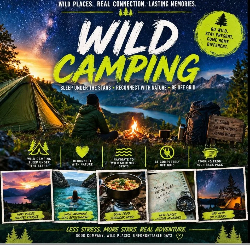 wild camping and reset weekend