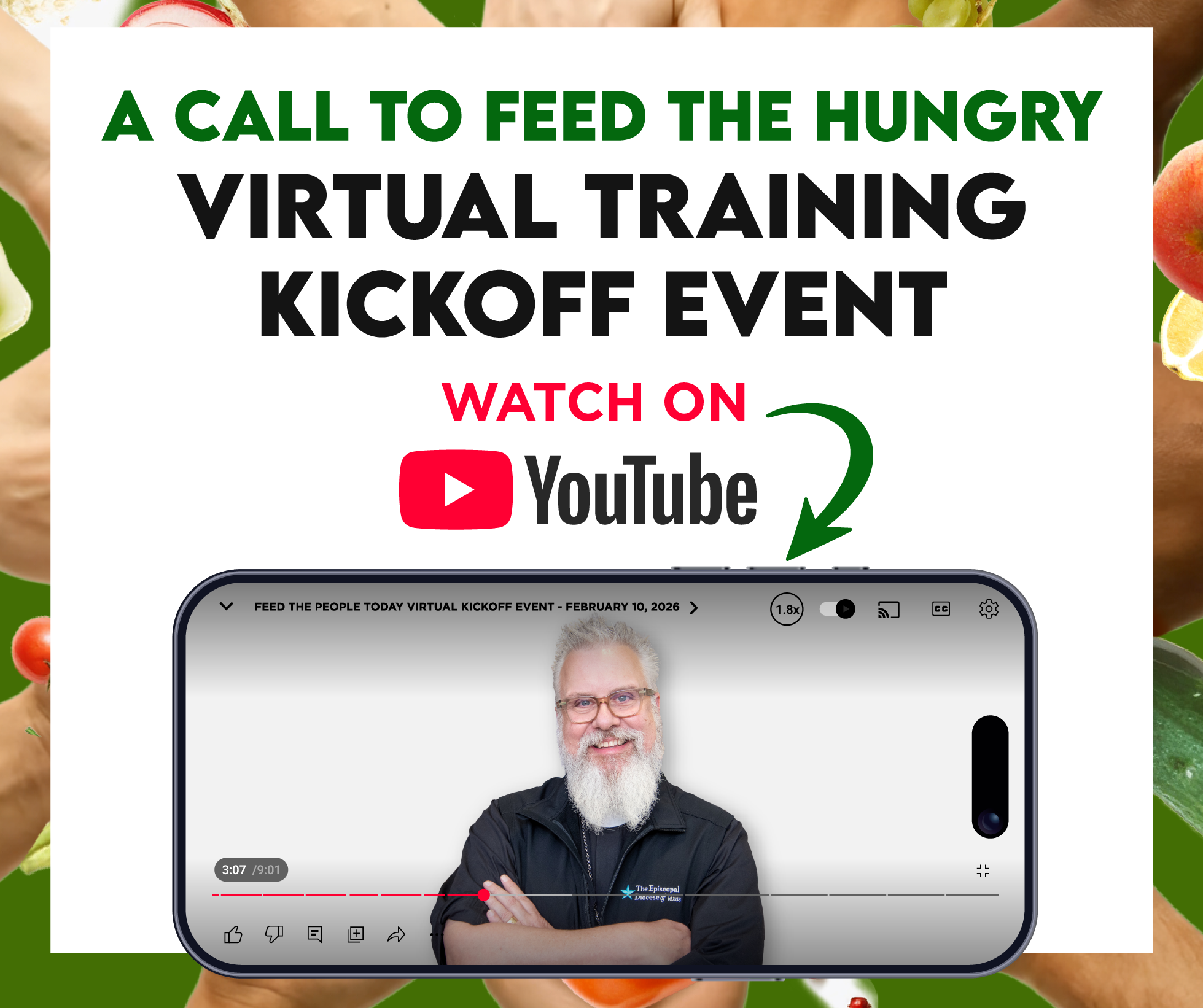 A Call to Feed the People Today virtual Kick off