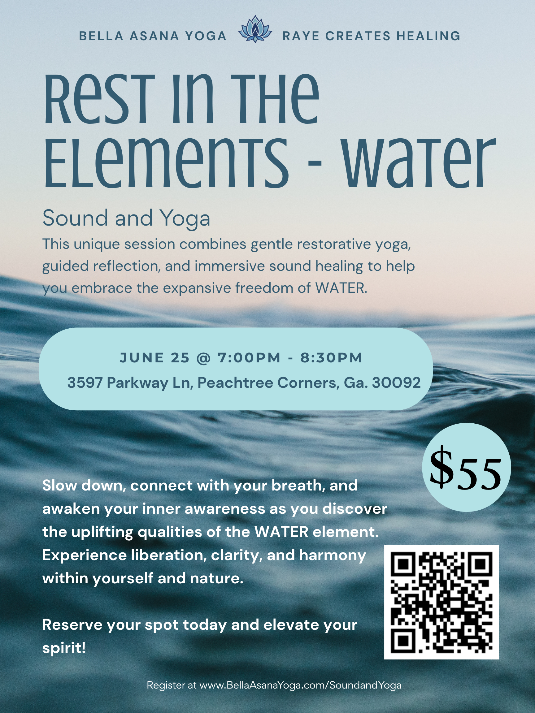 6.25.26 Yoga & Sound: Rest in the Elements Series - WATER @ 7pm
