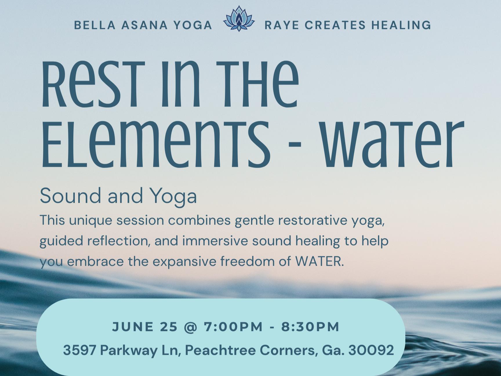 Yoga & Sound: Rest in the Elements - WATER
