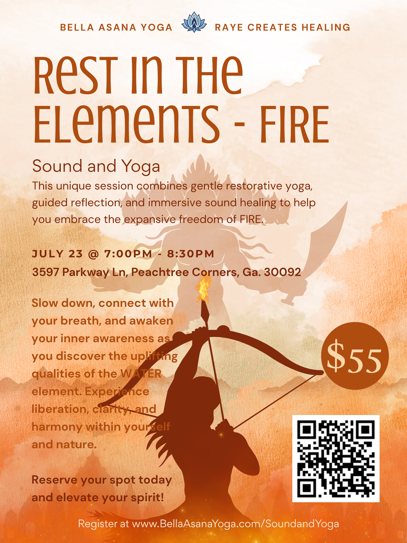 7.23.26 Yoga & Sound: Rest in the Elements Series - FIRE @ 7pm