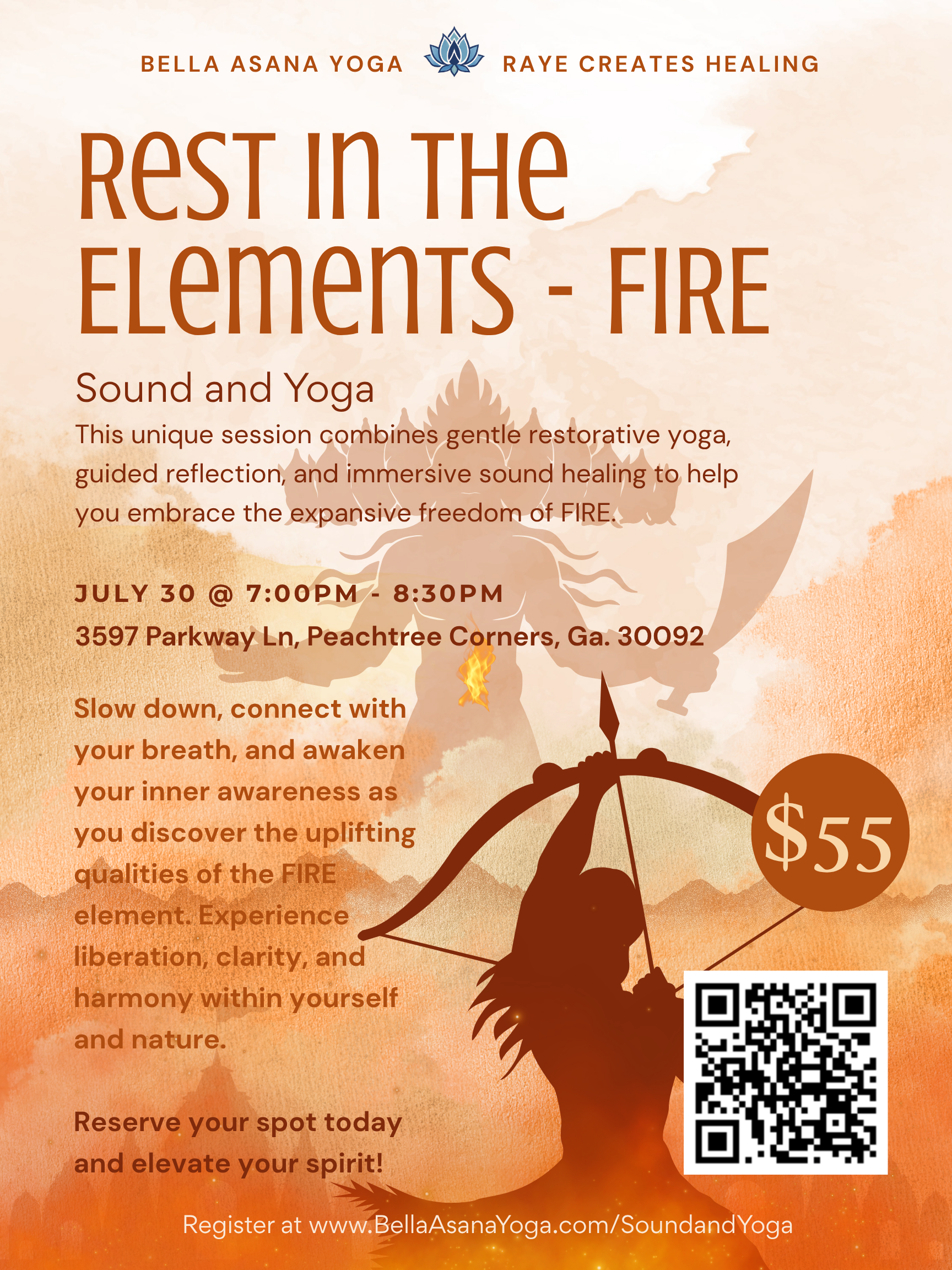 7.30.26 Yoga & Sound: Rest in the Elements Series - FIRE @ 7pm