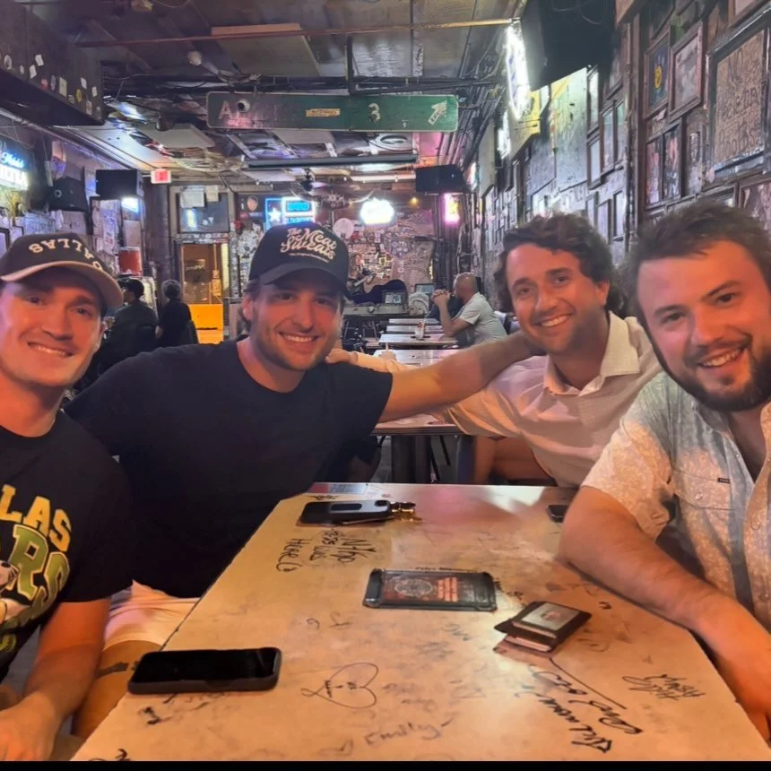 This picture has serious &ldquo;we like your vibe, wanna hang with us tonight?&rdquo; vibes but don&rsquo;t let that distract you from the good news!

The Meat Sweats have music uploaded to our website! Head to the link in our bio to listen to some o