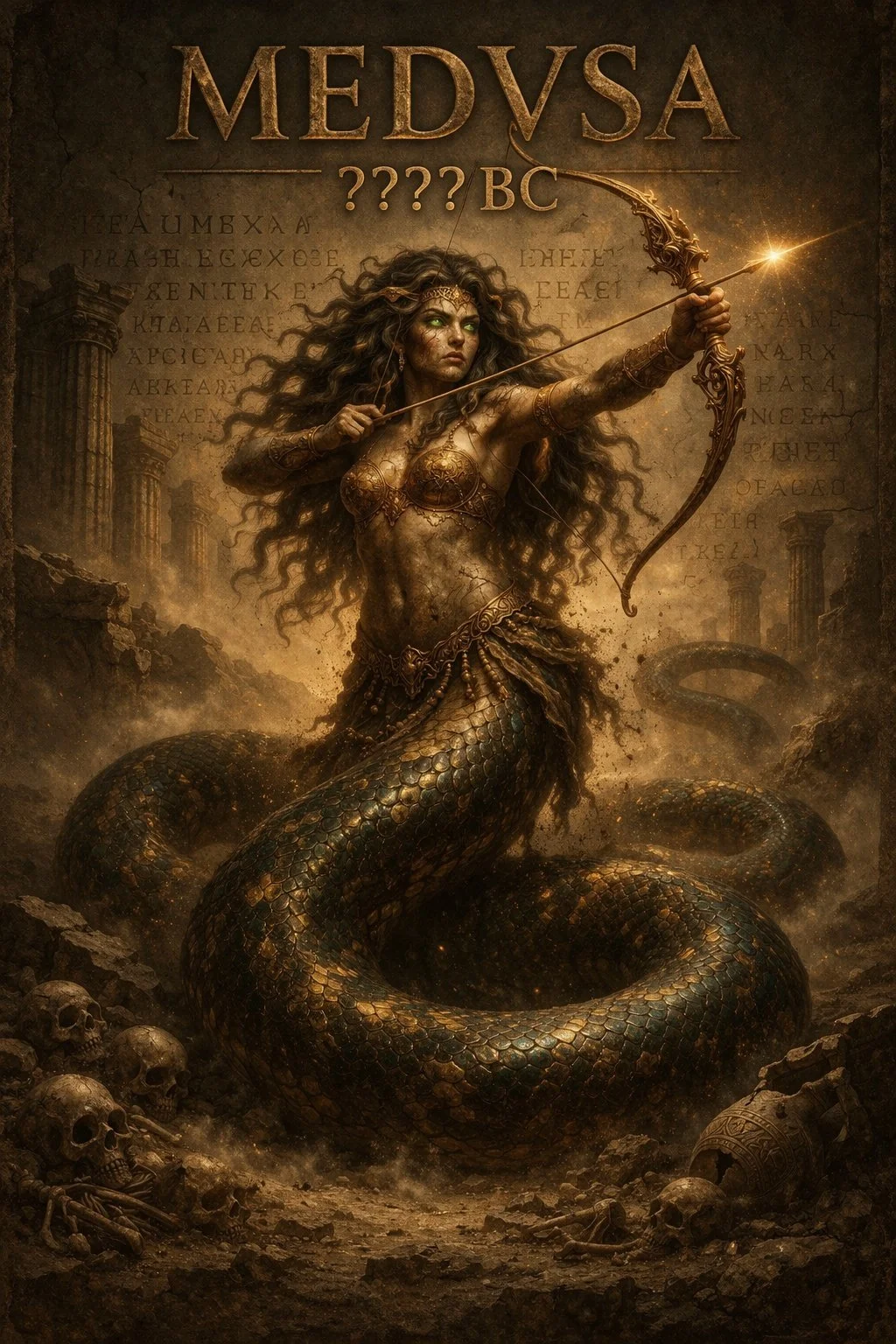 Medusa - Chronostrata Realism Art Print
