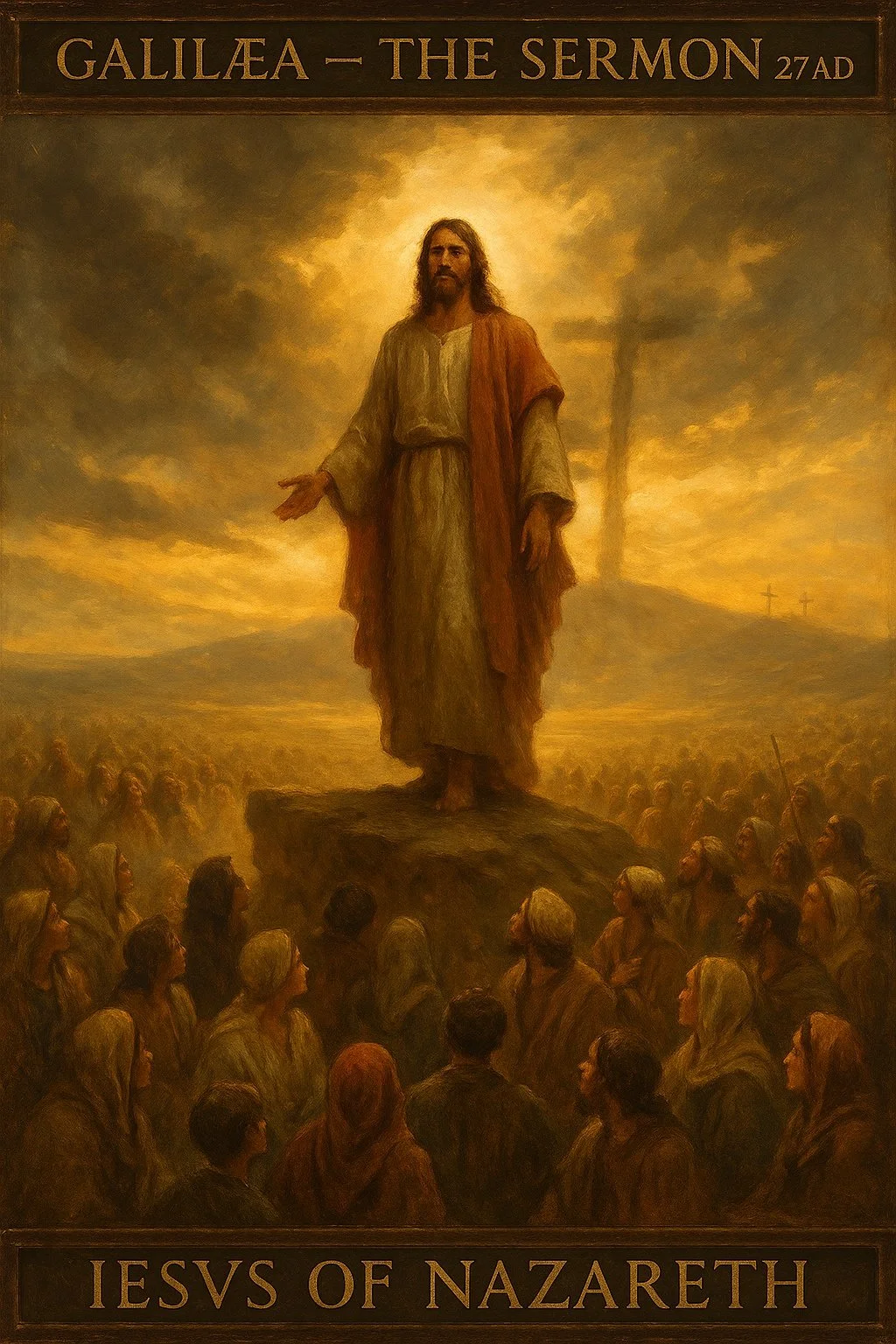 Jesus 1 - Chronostrata Realism Art Print