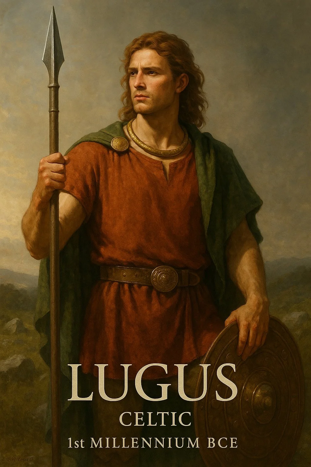 Lugus - Celtic 1st Millennium BCE - Chronostrata Realism Art Print