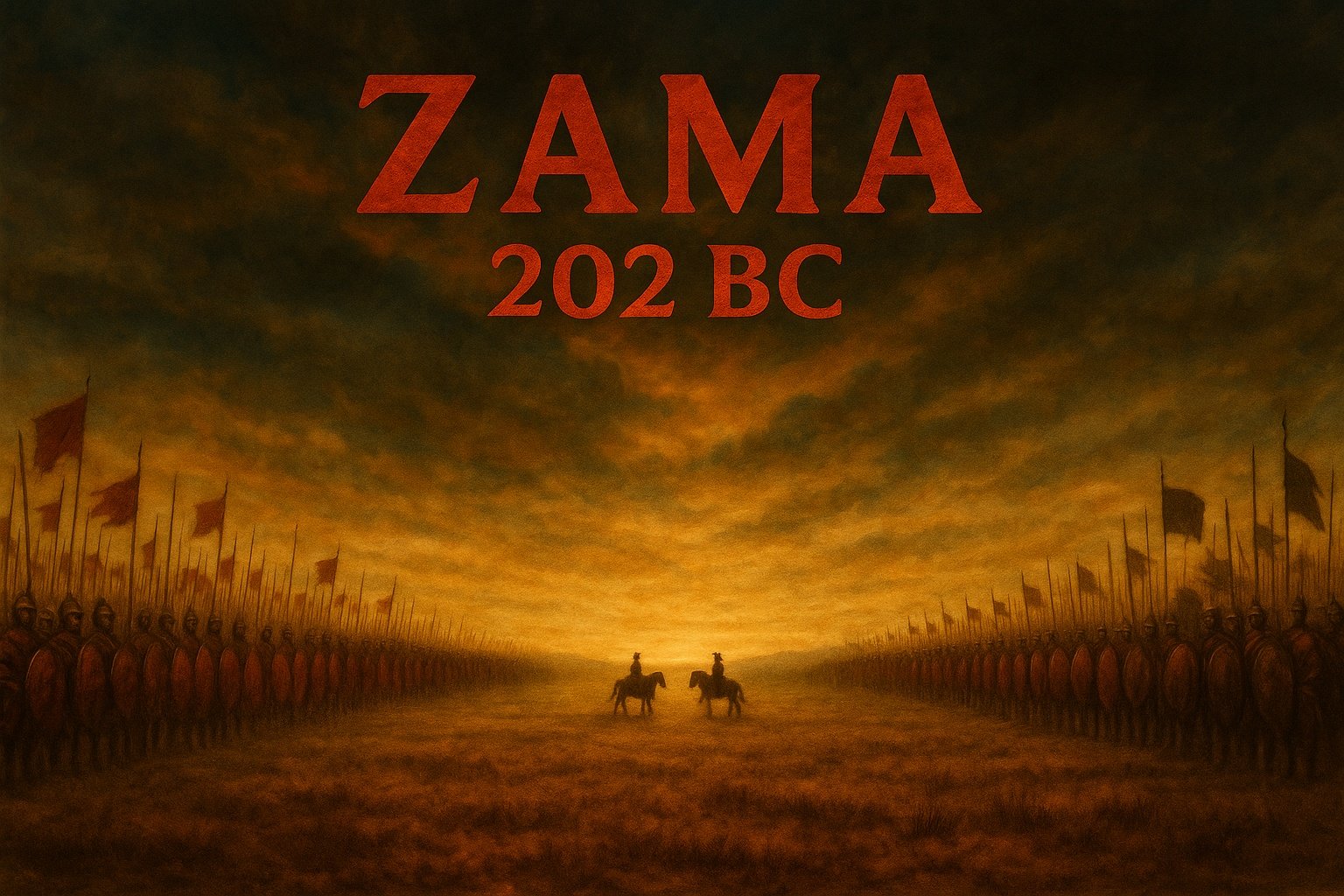 Zama 202 BC - Chronostrata Realism Art Print