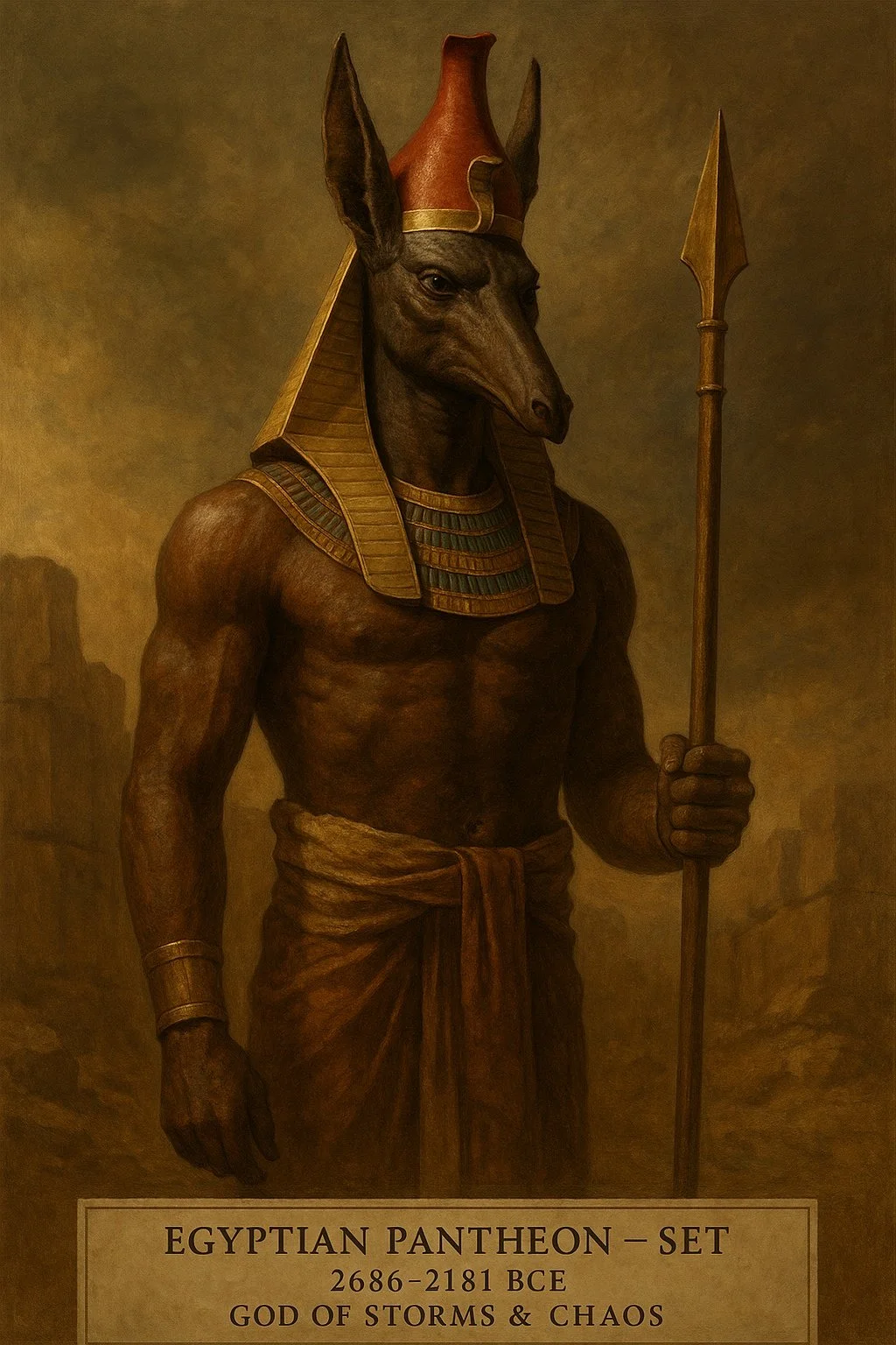 Set - God of Storms & Chaos - Chronostrata Realism Art Print