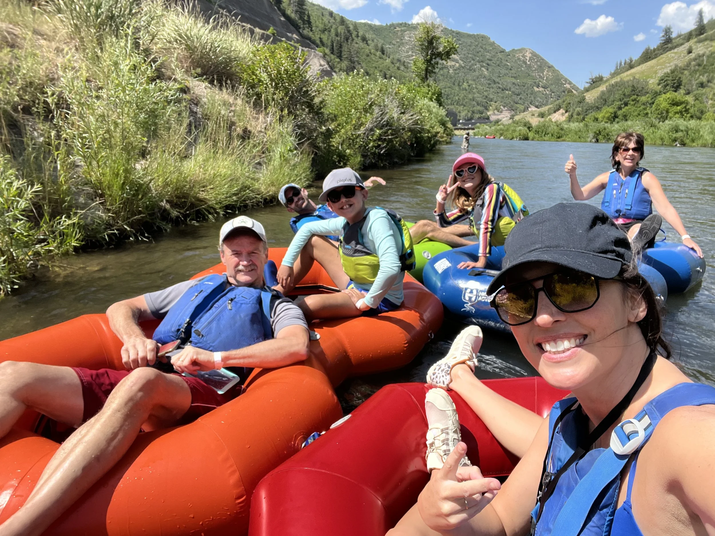 Tubing Provo River