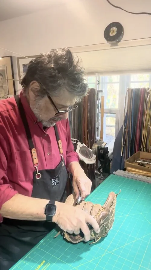 Repair work in the studio