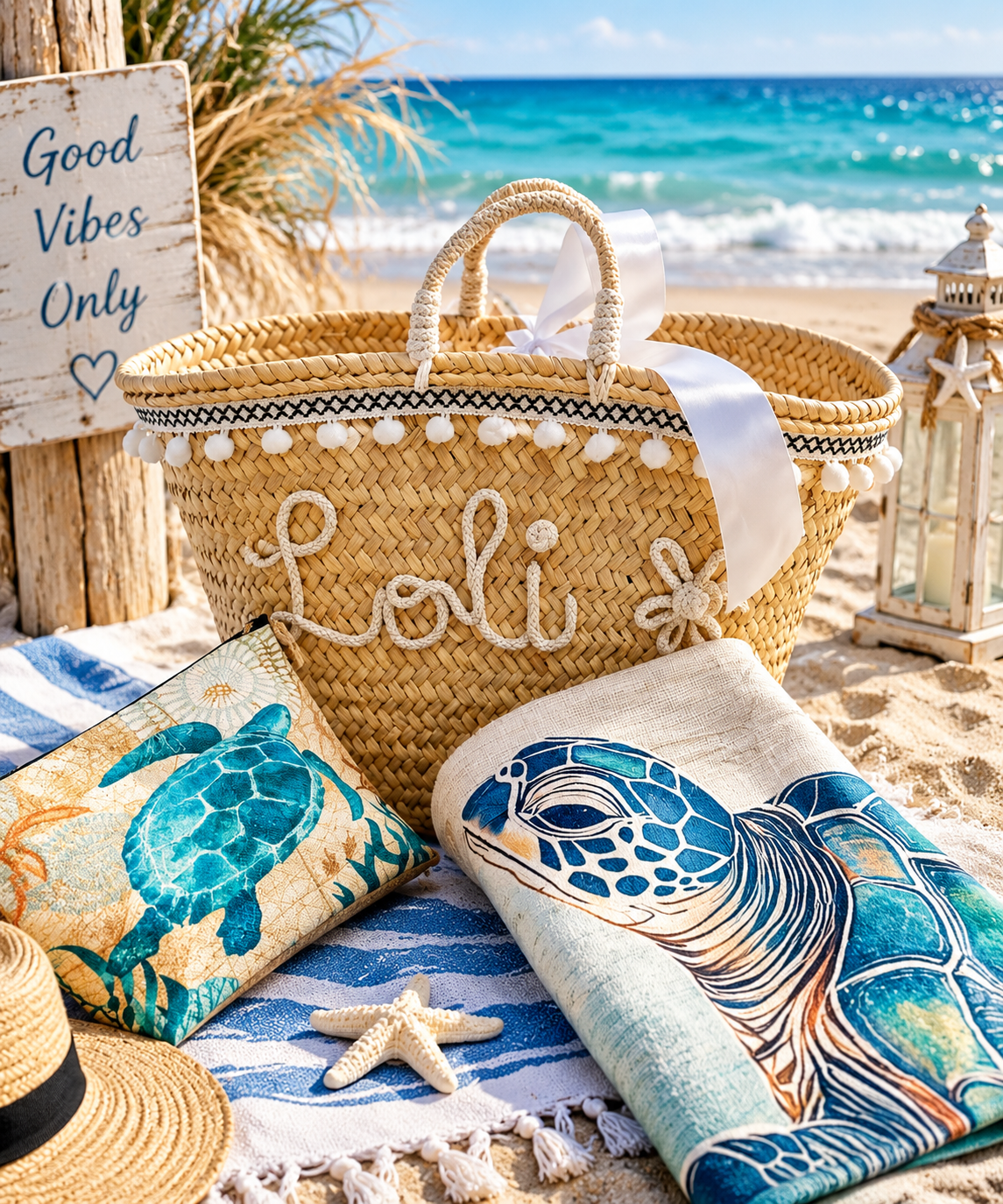 Bolso Playero Artesanal con Diseño Personalizado