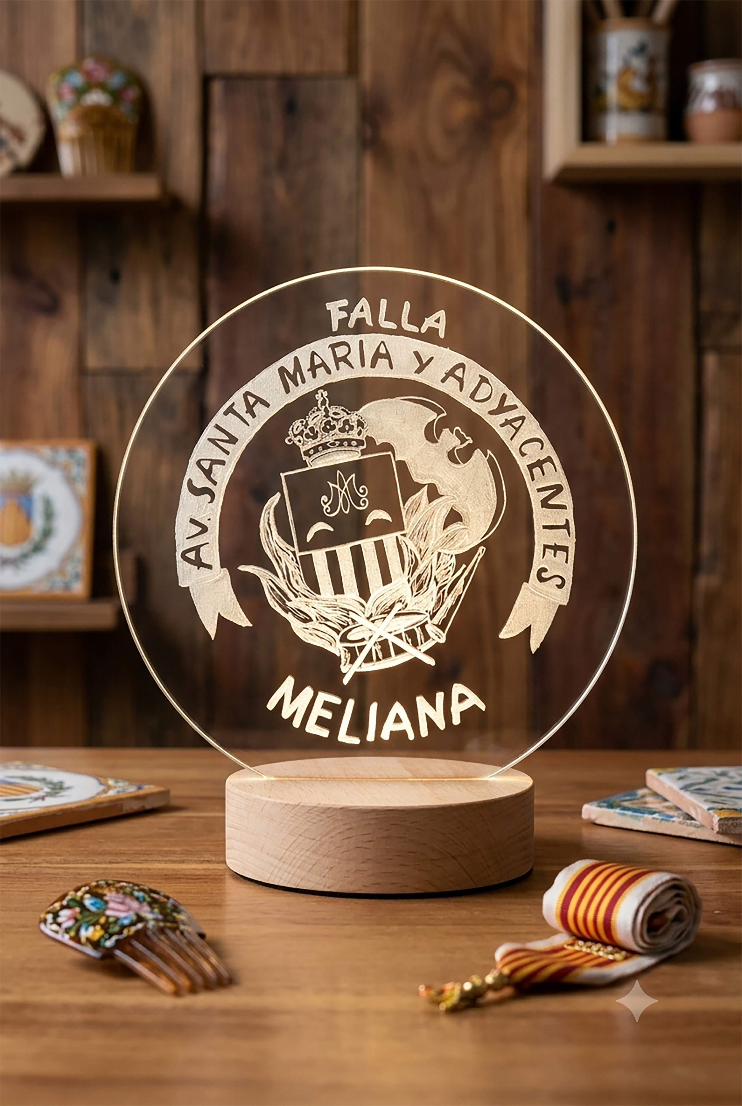 Lámpara LED Personalizada Falla
