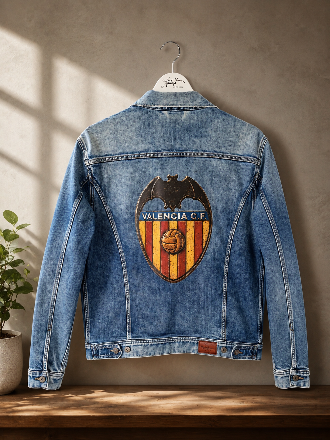 Chaqueta vaquera escudo Valencia C.F.