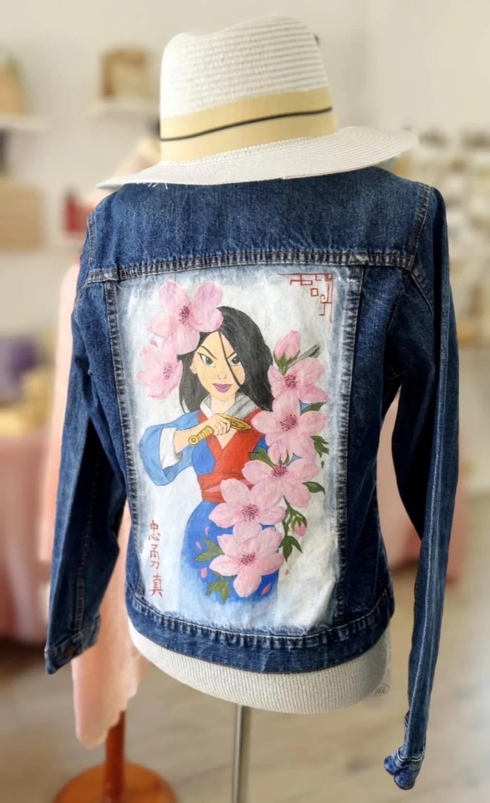 Chaqueta Vaquera Pintada a Mano