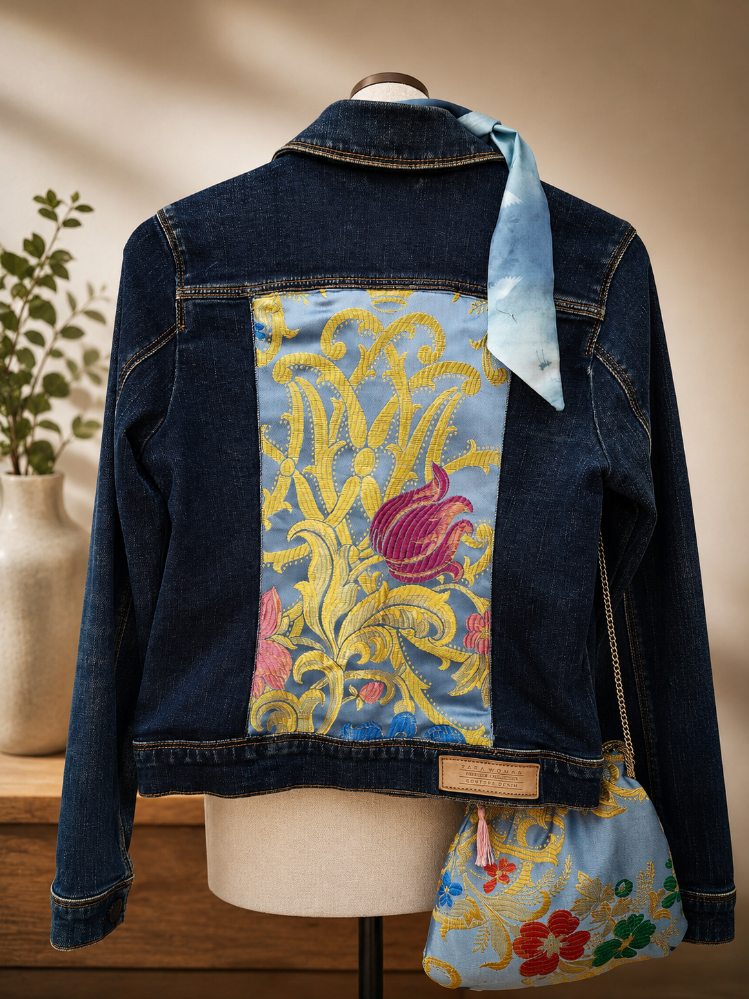Chaqueta vaquera tela fallera