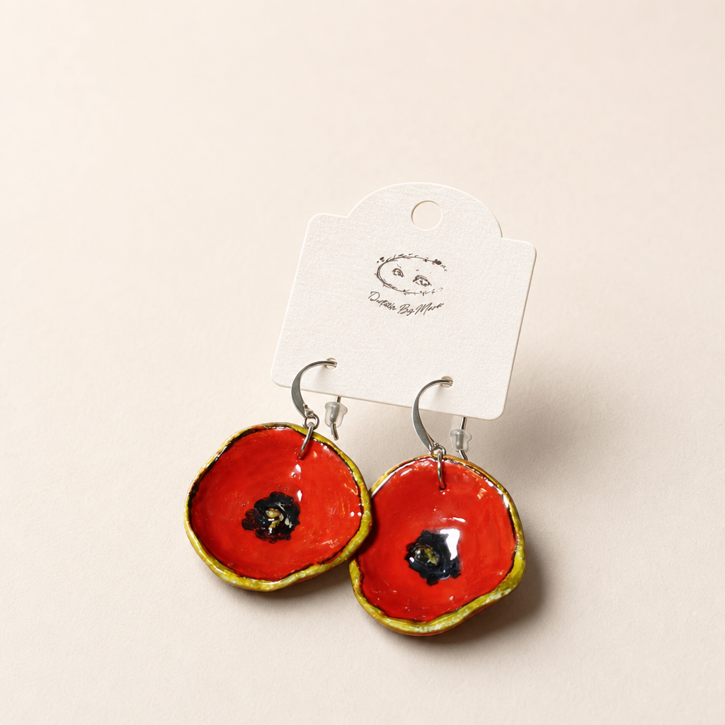 Pendientes modelo Amapola
