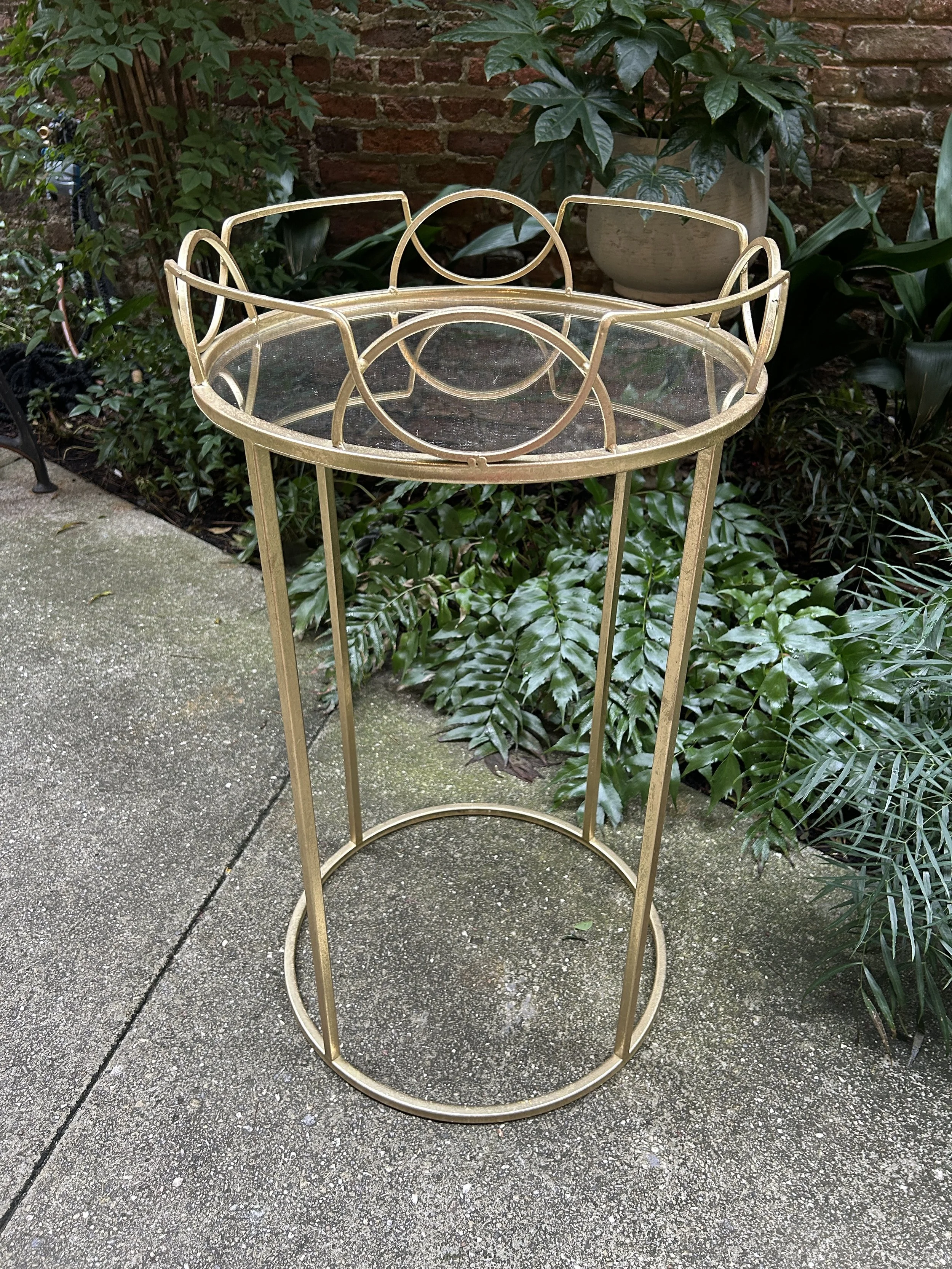 Gold Side Table