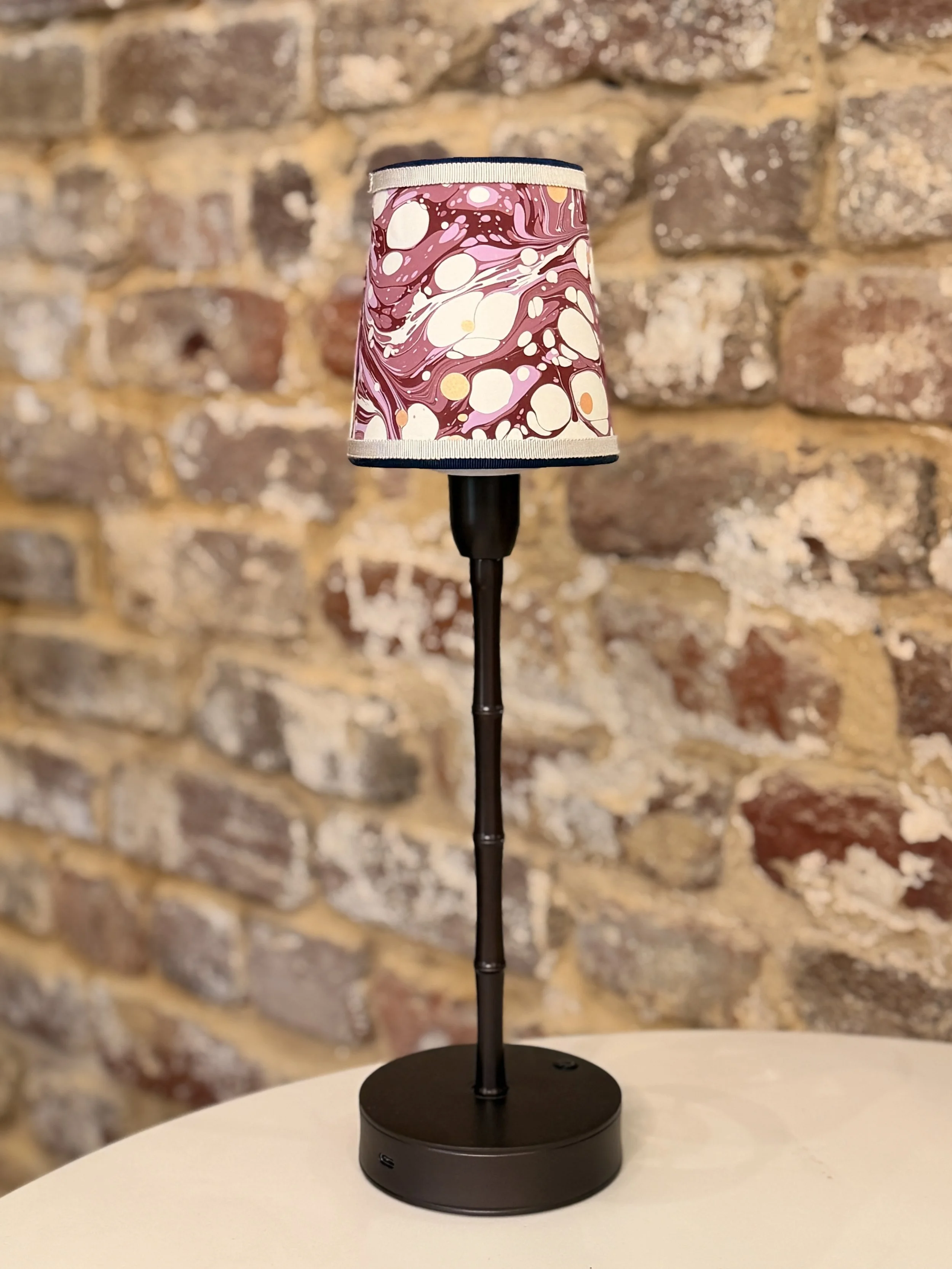 Bronze Bamboo Rechargeable Lamp