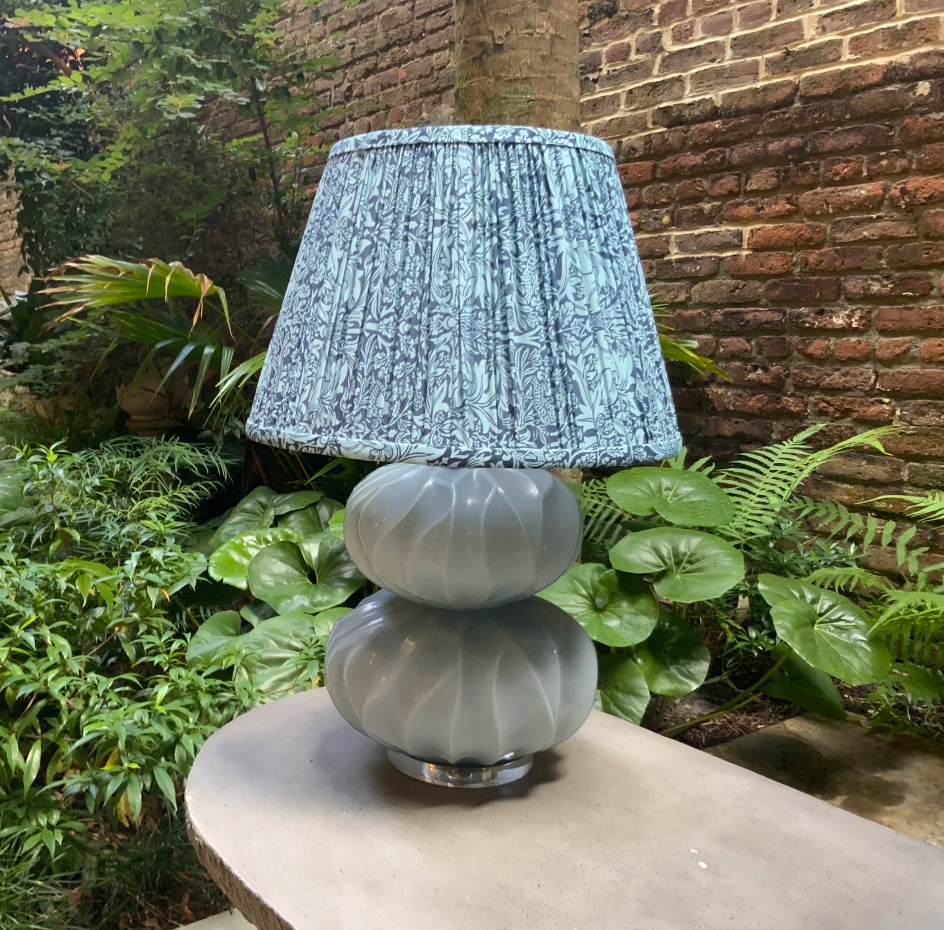 Blue Lamp Base