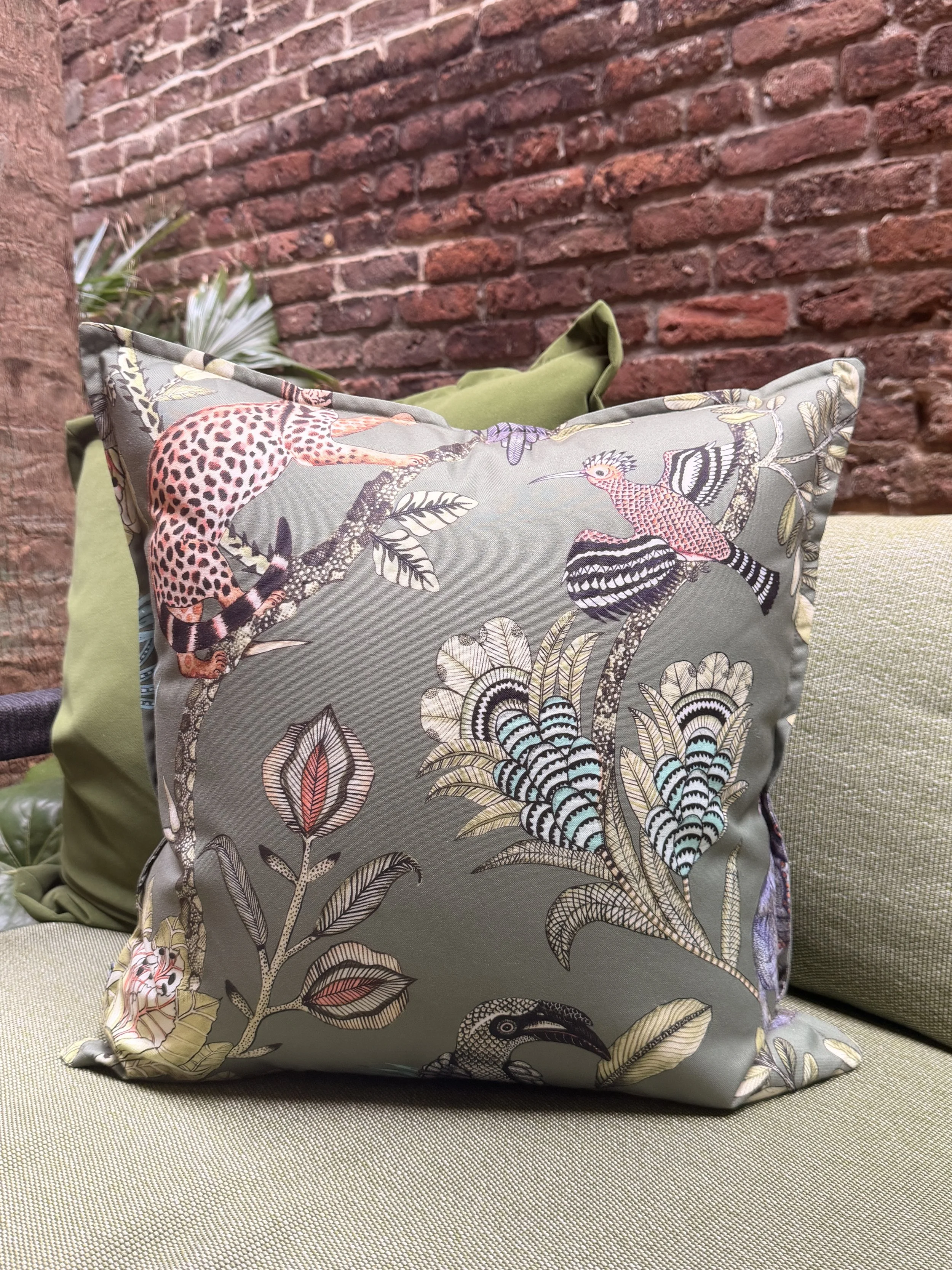 Ardmore Camp Critters Outdoor Pillow