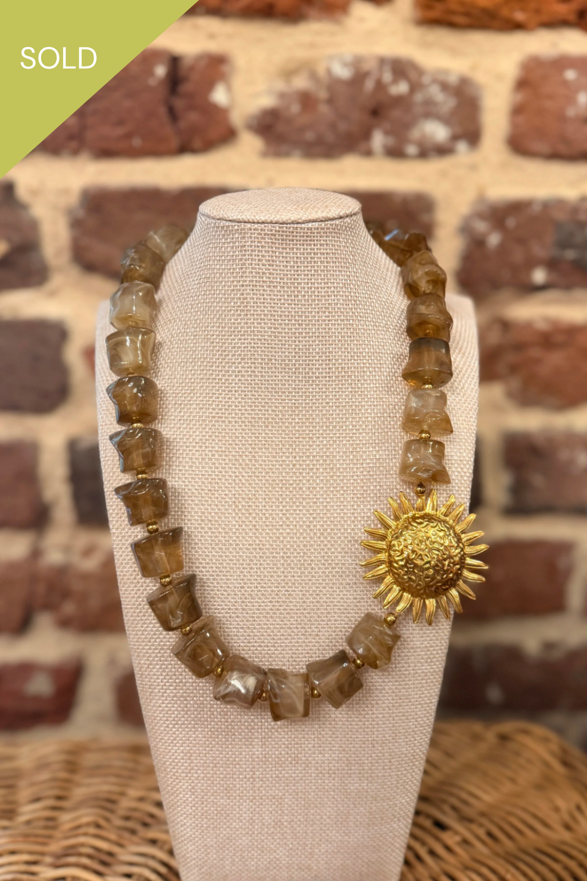 Sunrise Beaded Necklace