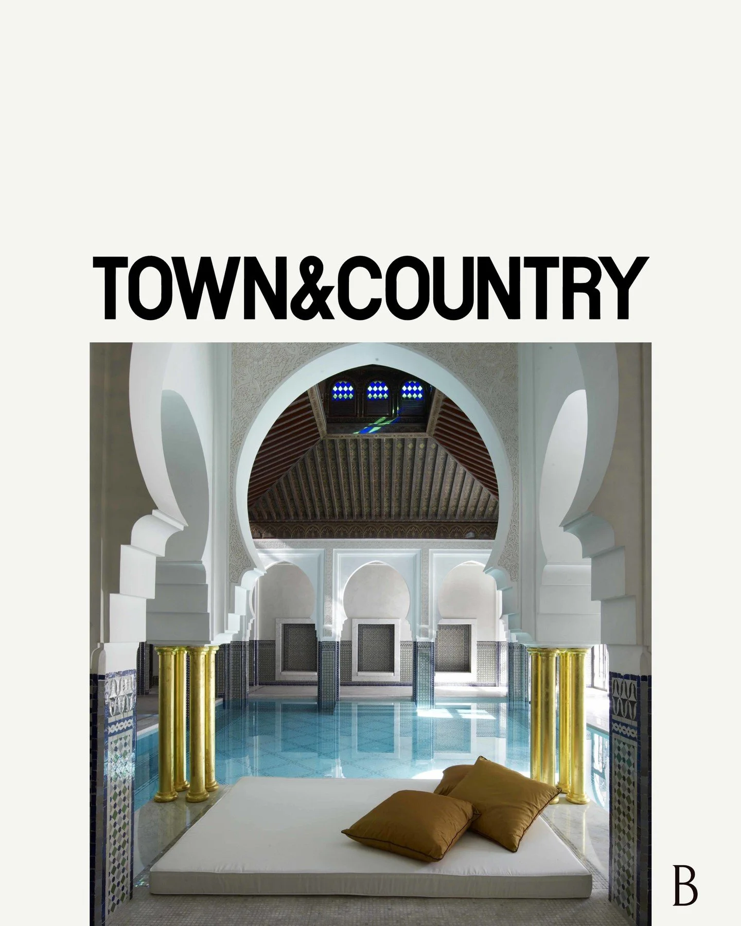 Our Founder &amp; CEO, @melaniebrandman, recently spoke with @townandcountrymag about Brandman client @lamamouniamarrakech, a place where centuries of Moroccan artistry meet moments of rare stillness.⁠
⁠
&ldquo;The indoor pool is pure theatre, a mast