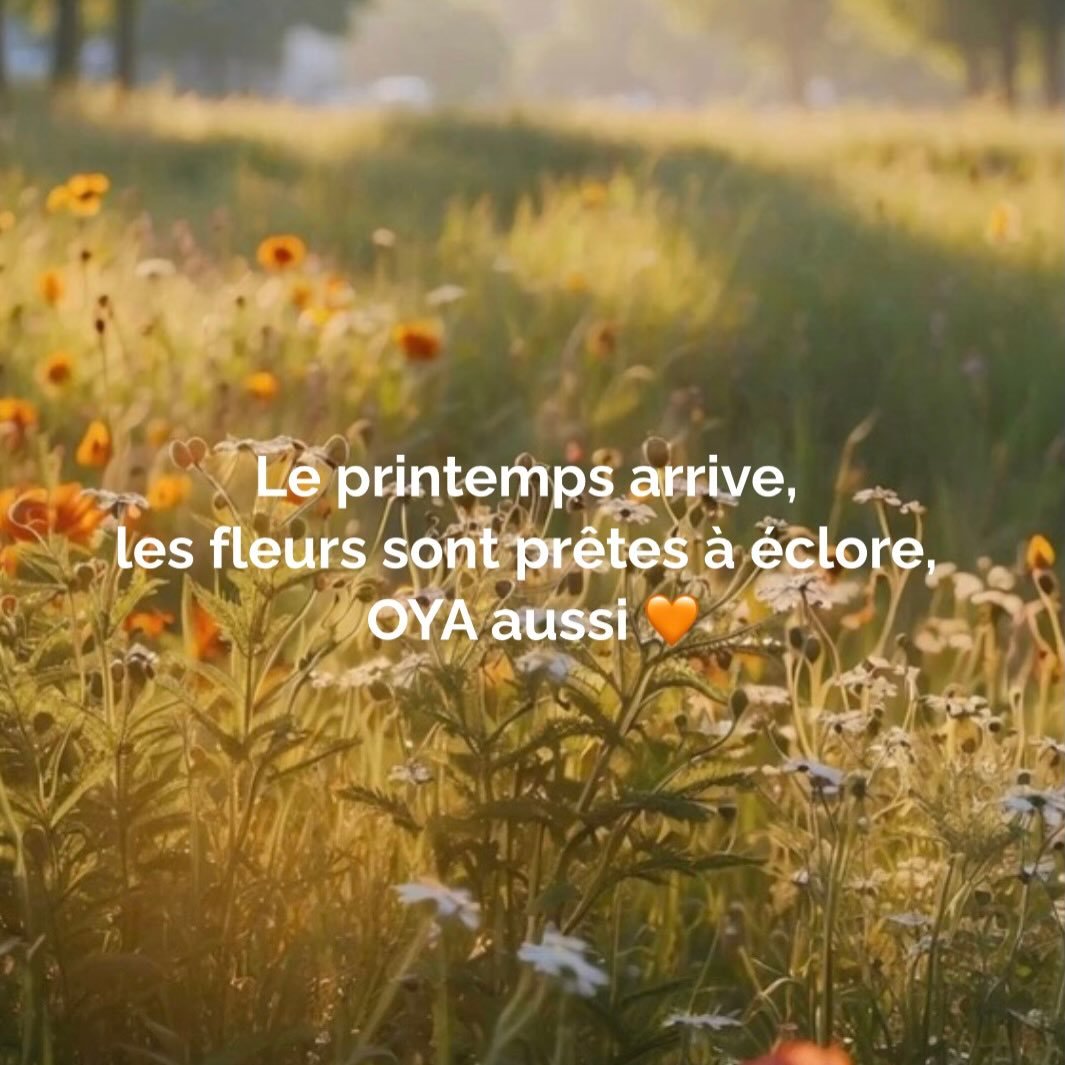 Je vous invite &agrave; venir d&eacute;couvrir OYA,
le temps d&rsquo;un moment convivial ensemble
&agrave; l&rsquo;occasion du premier weekend du printemps🌱

Avant le pique-nique, je vous proposerai une s&eacute;ance de yin yoga, douce et accessible