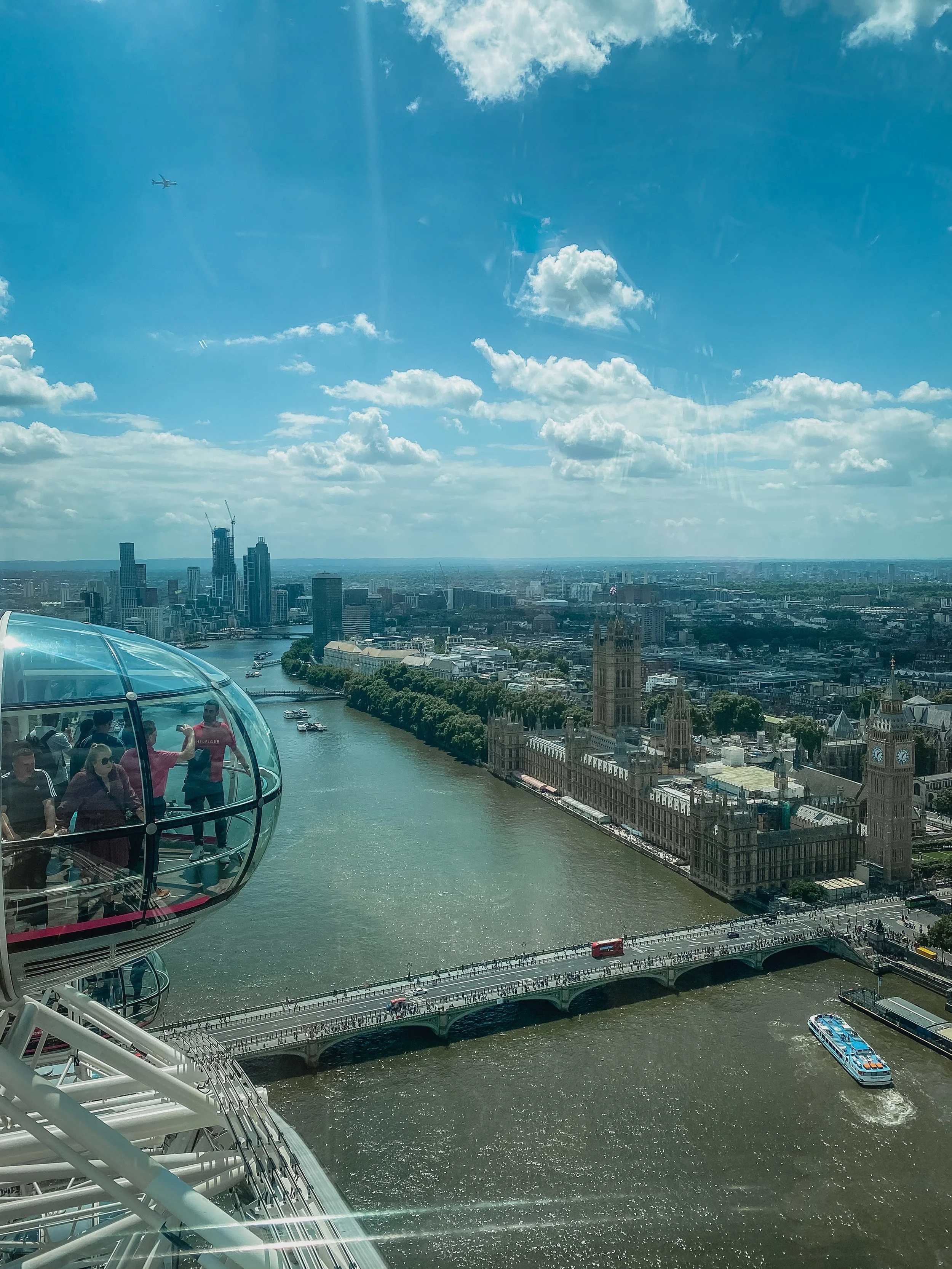 View from the top of the London Eye