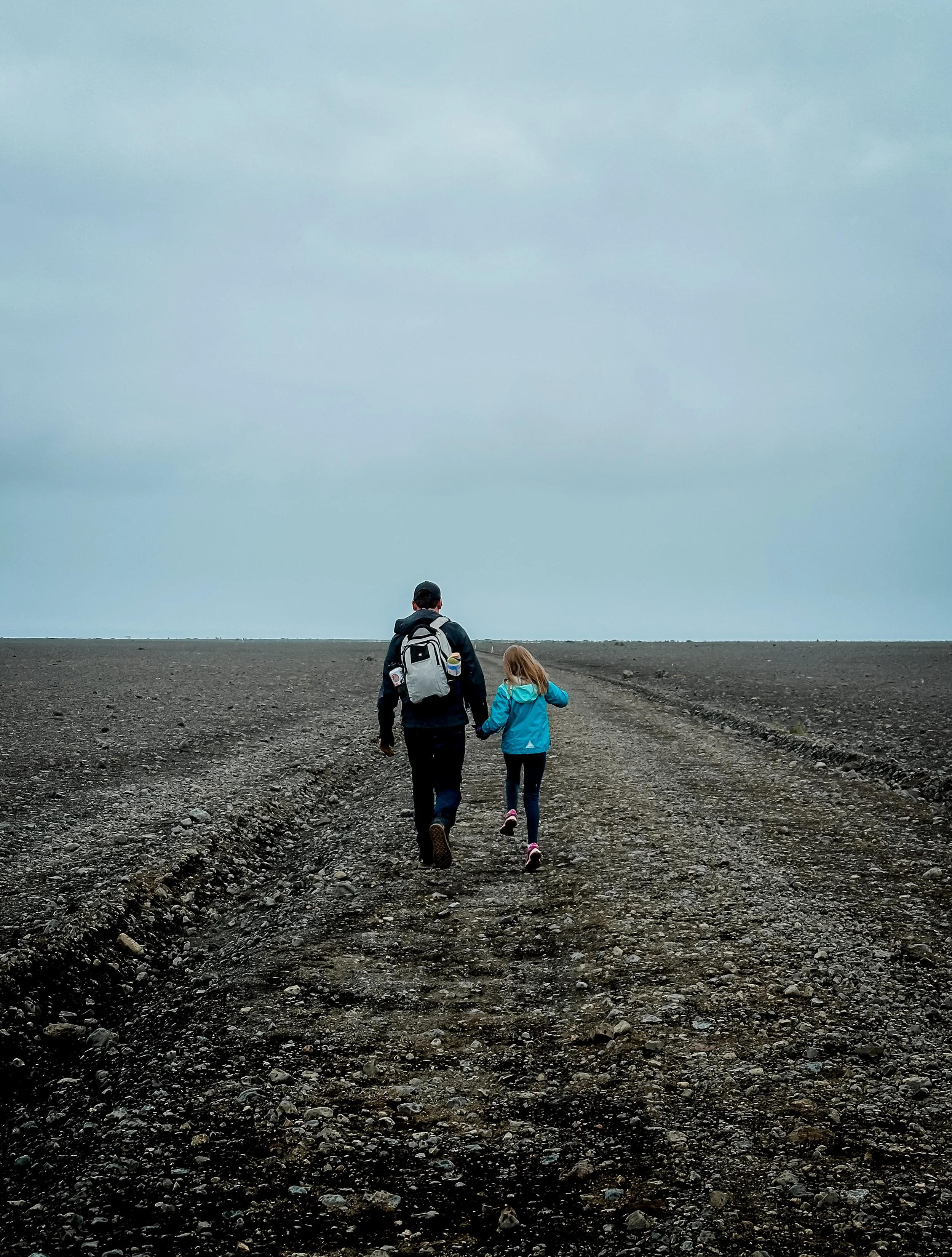 The walk to the DC Plane Wreck in Vik, Iceland