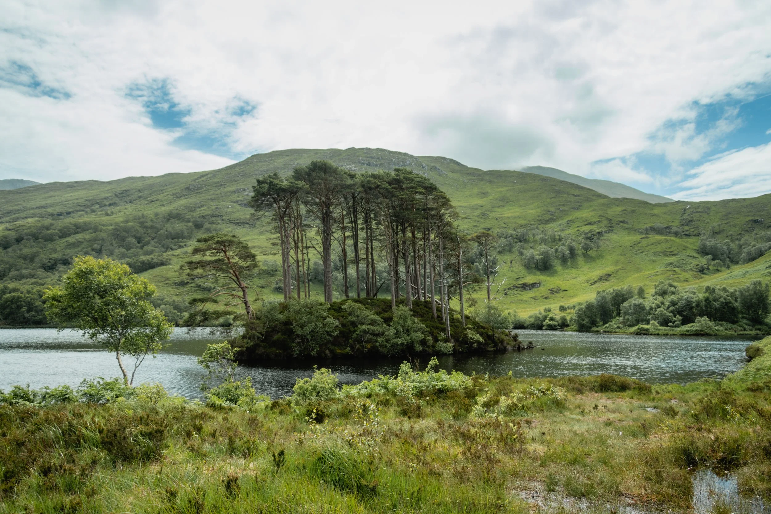 Eilean Na Moine, the island used for Dumbledore's gravesite in the Harry Potter films