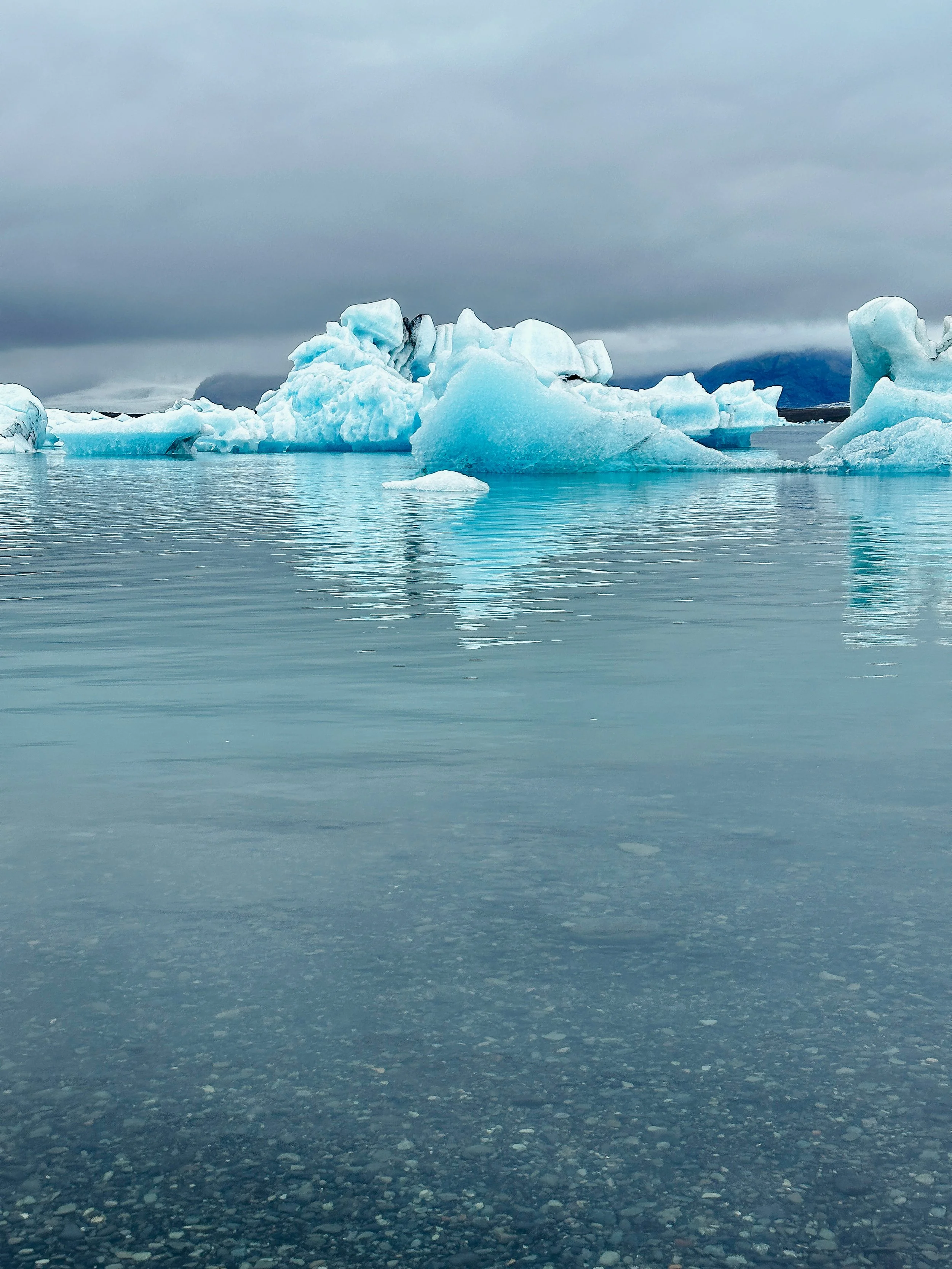 Icebergs at Jökulsárlón Glacier Lagoon in Iceland