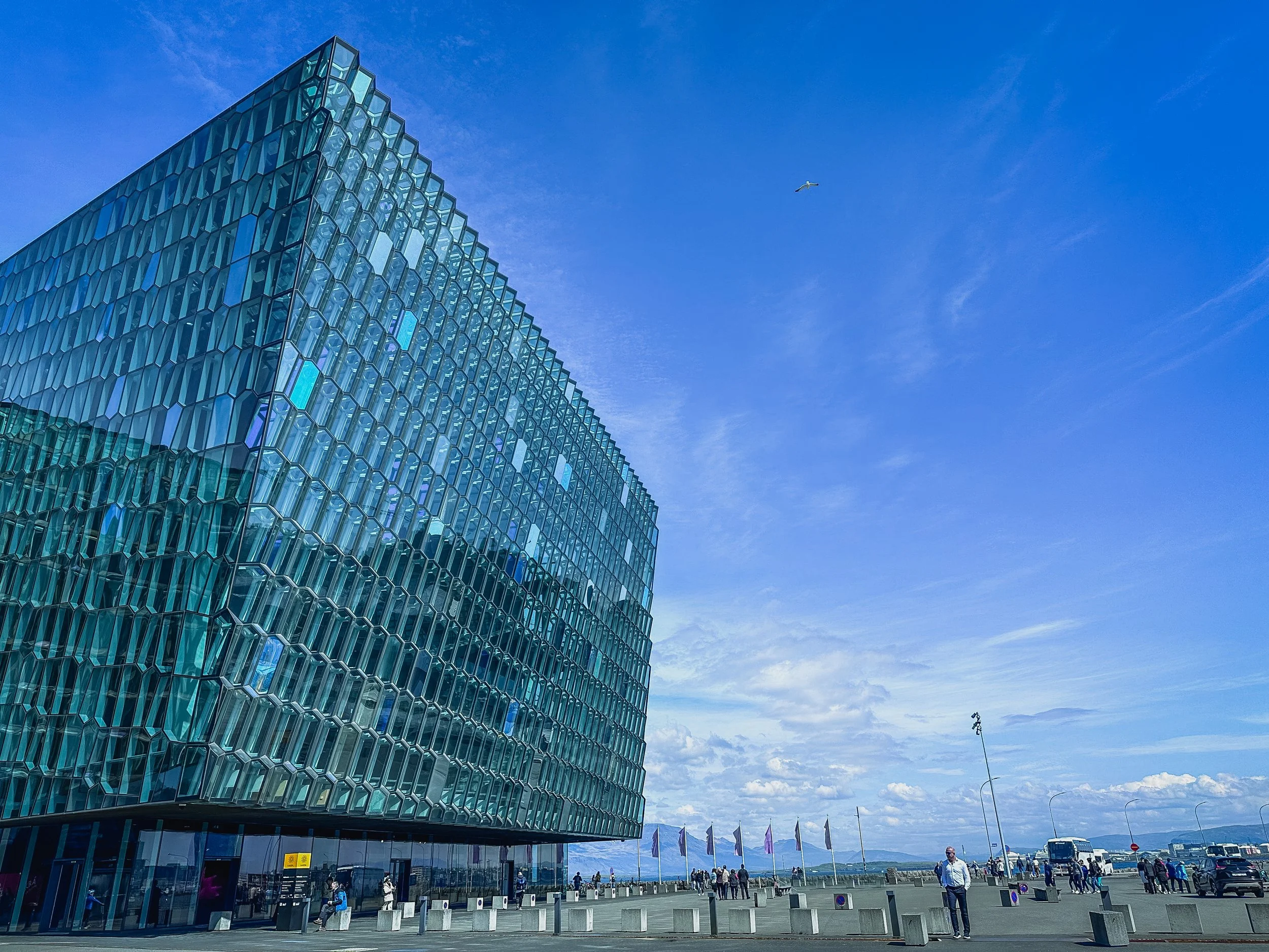 The Harpa Concert Hall & Conference Centre in Reykjavik, Iceland