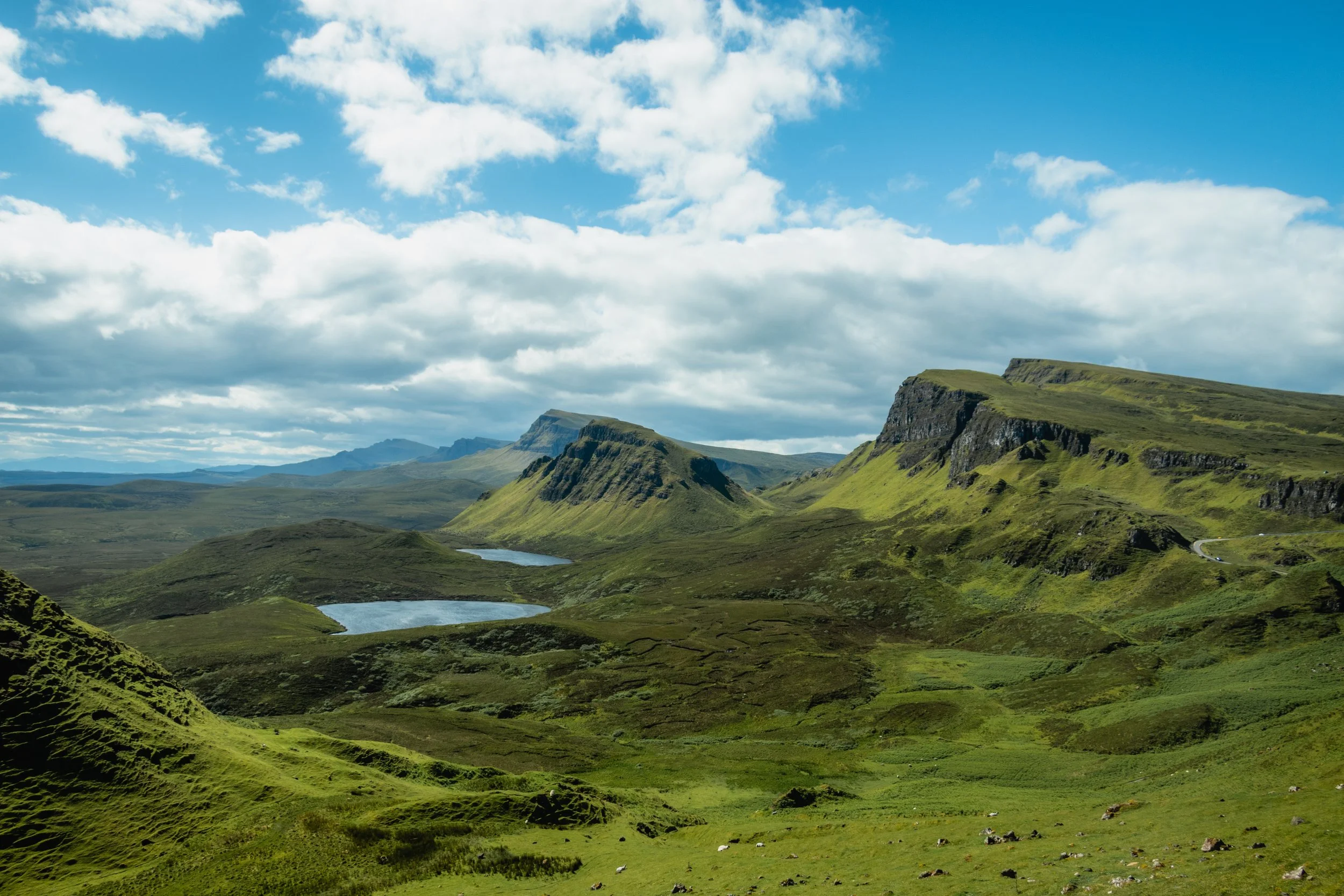 An amazing fire from the Quailing Hike on the Isle of Skye in Scotland.