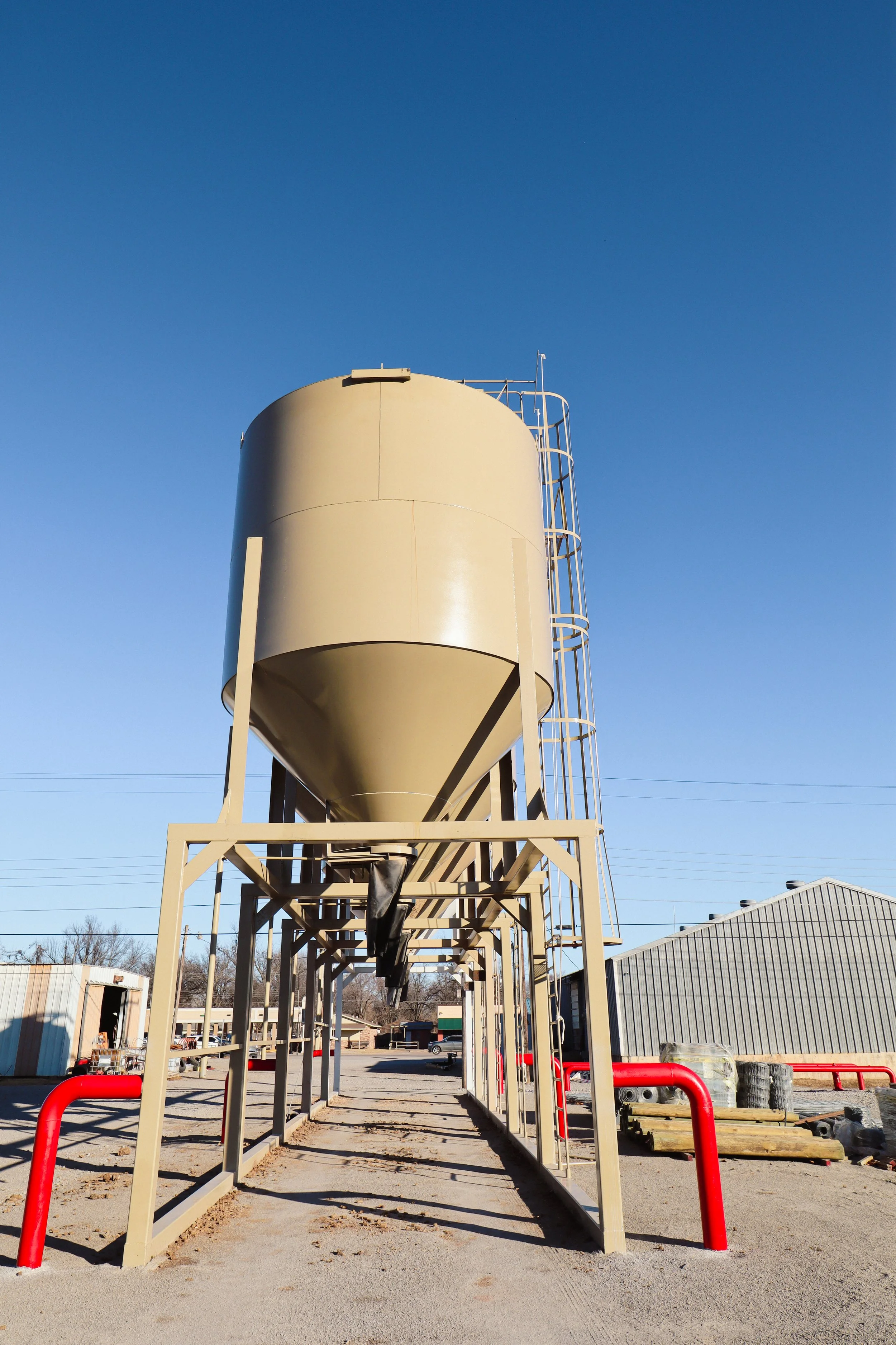 Bulk feed available at Cimarron Valley Co-op in Perkins, Oklahoma for livestock feeding and daily farm operations.