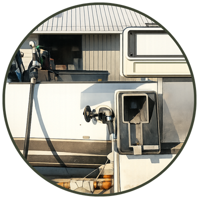 Fuel available at Cimarron Valley Co-op in Perkins, Oklahoma including gasoline and diesel for farm, business, and personal use