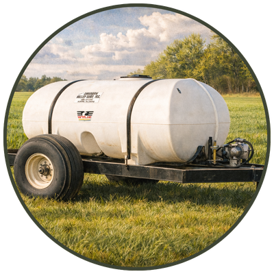 Liquid 28-0-0 nitrogen fertilizer available for delivery, application, or pickup in Perkins, Oklahoma.