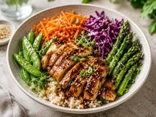 Ginger teriyaki chicken bowl.jpg