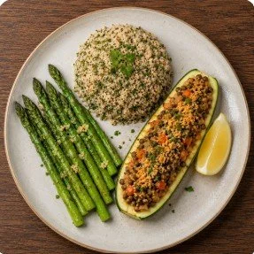 Lentil Stuffed Zucchini boat.jpg