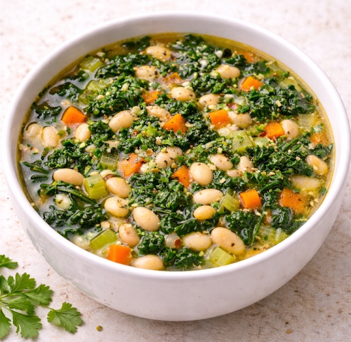 Kale & White Bean Soup (served with your choice of bread)