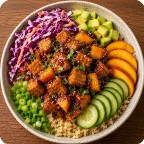 Smokey Peach BBQ Tempeh Bowl.jpg