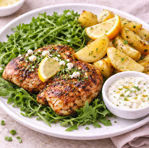 Greek Chicken with Lemon Potatoes