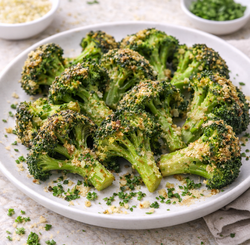 Parmesan Crusted Broccoli