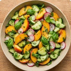 Peach, cucumber and basil salad.jpg
