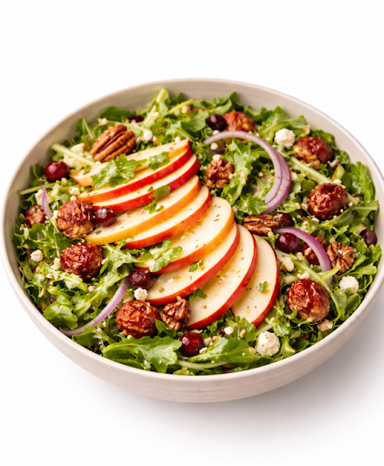 Farro & Arugula Salad with Apple Cider Vinaigrette