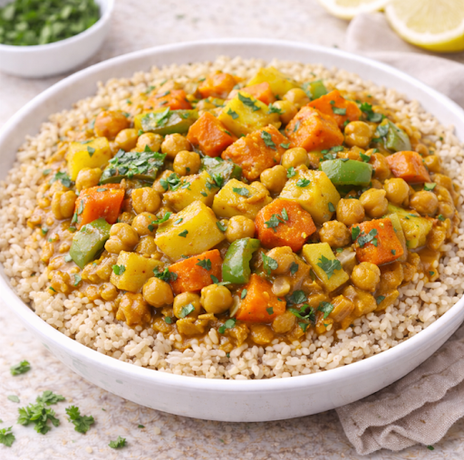 Curried Vegetable & Chickpea Stew